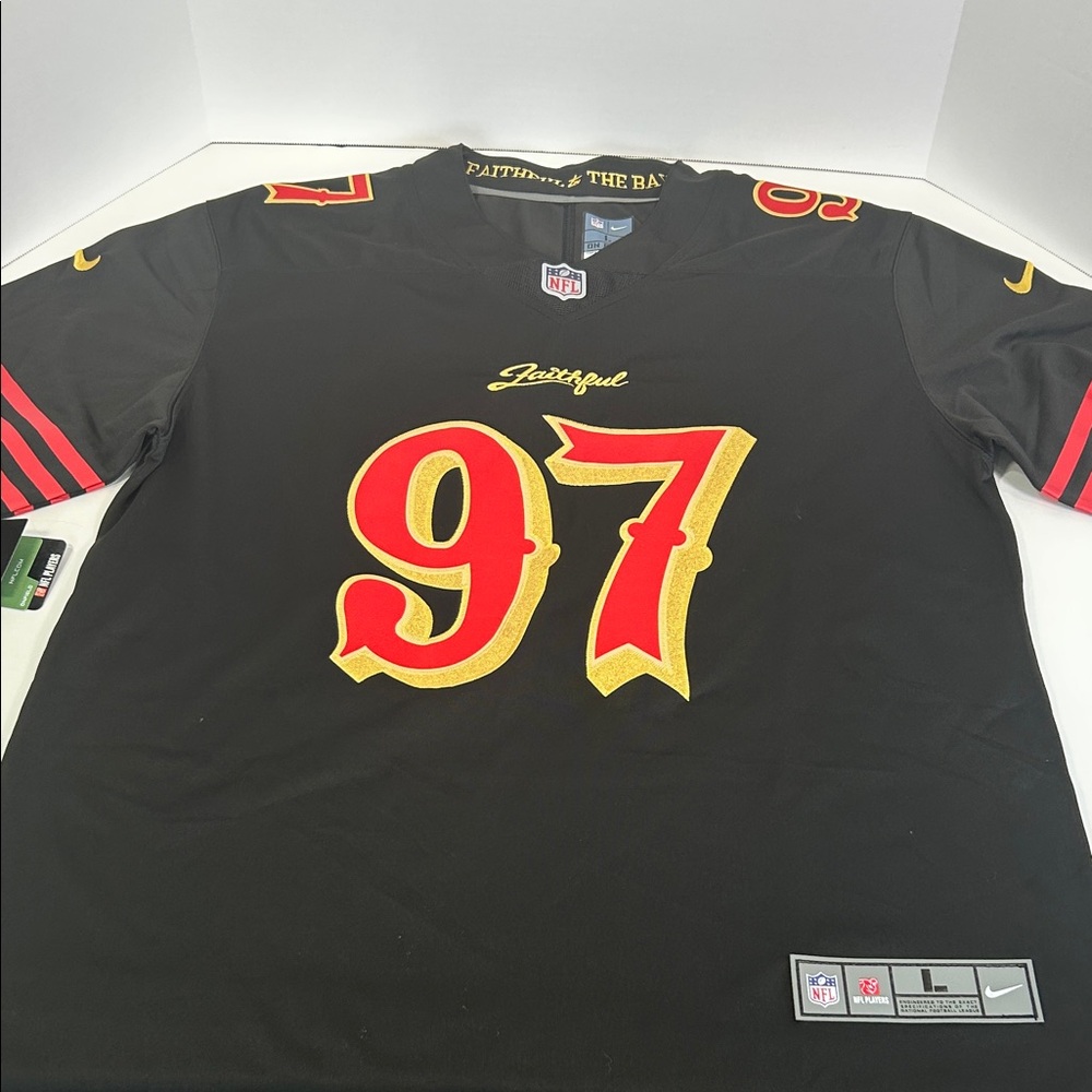 San Francisco 49ers Nick Bosa #97 Nike black Rivalries collection jersey